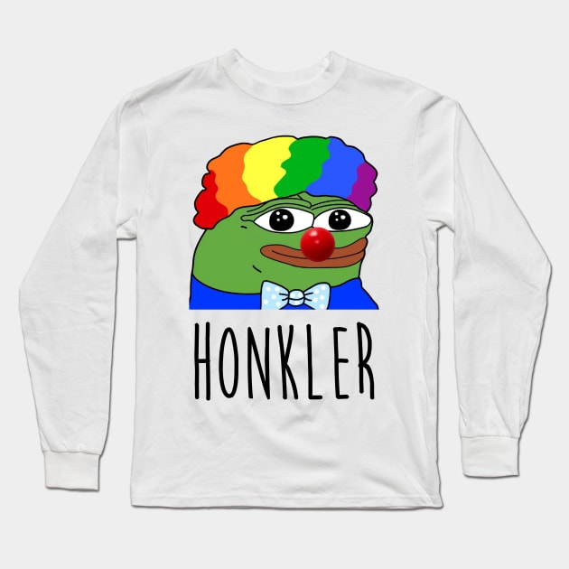 HONKLER - Supreme deity of Clown World Long Sleeve T-Shirt by DrFrazani